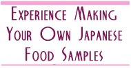 Experience sample food making
